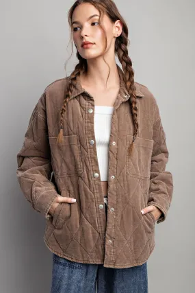 Cocoa Cozy Quilted Jacket