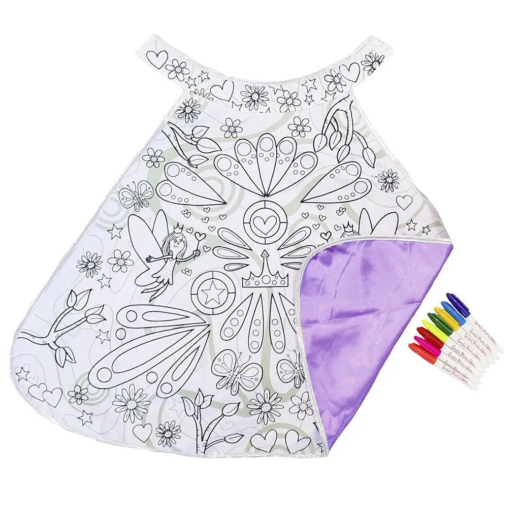 Color A Cape - Fairy 4-7
