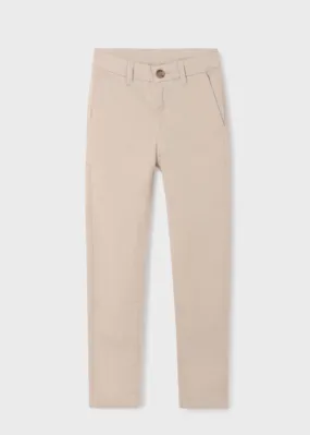 Cream chino pants