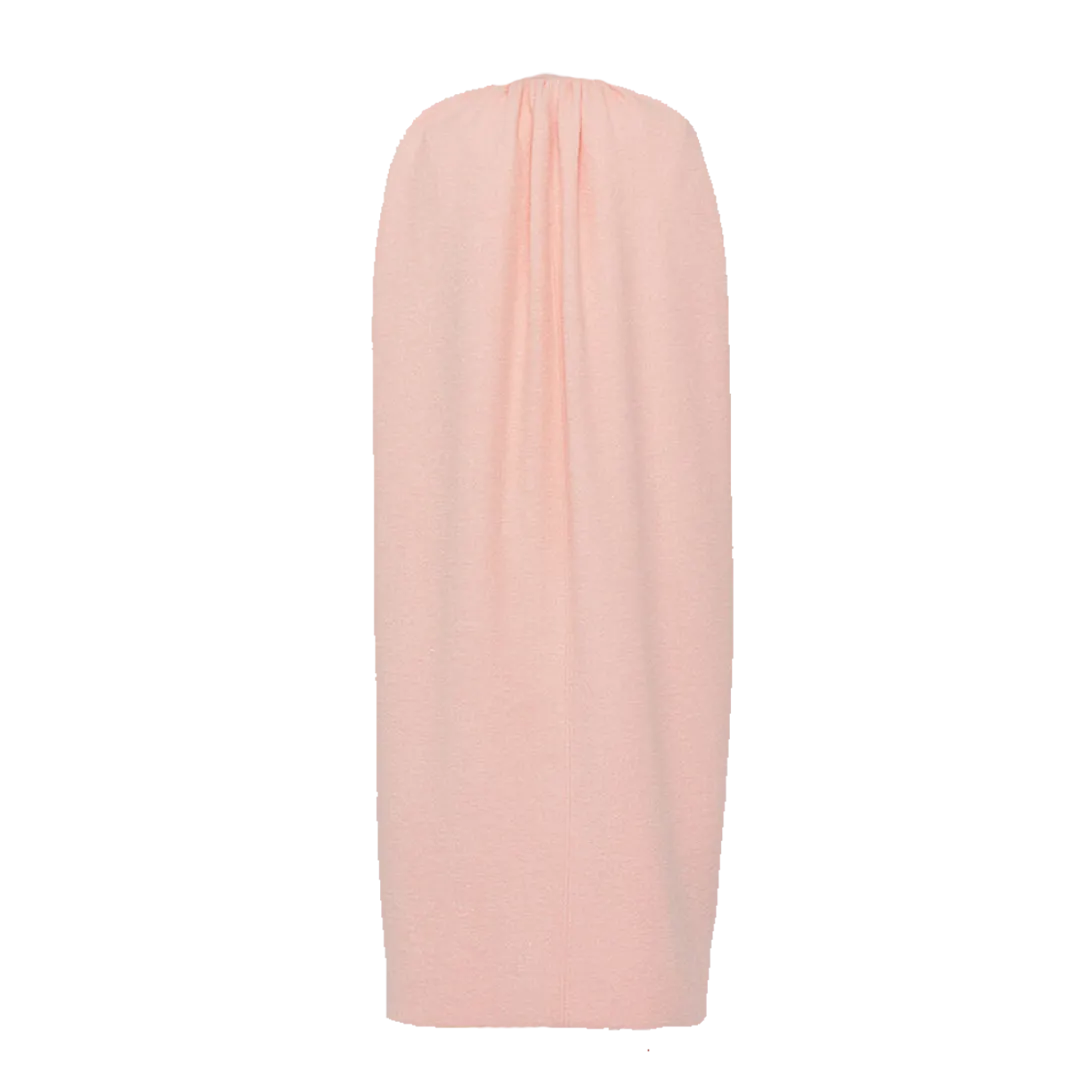 Crew Neck Ankle Length Rounded Cape Coat