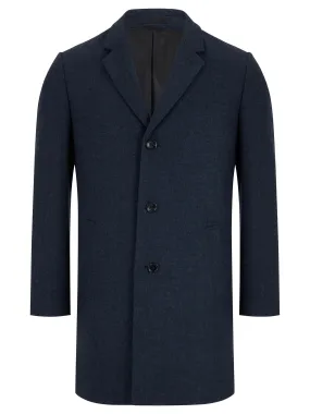 Daniel Grahame 90461 28 Slate Blue Osbourne Overcoat