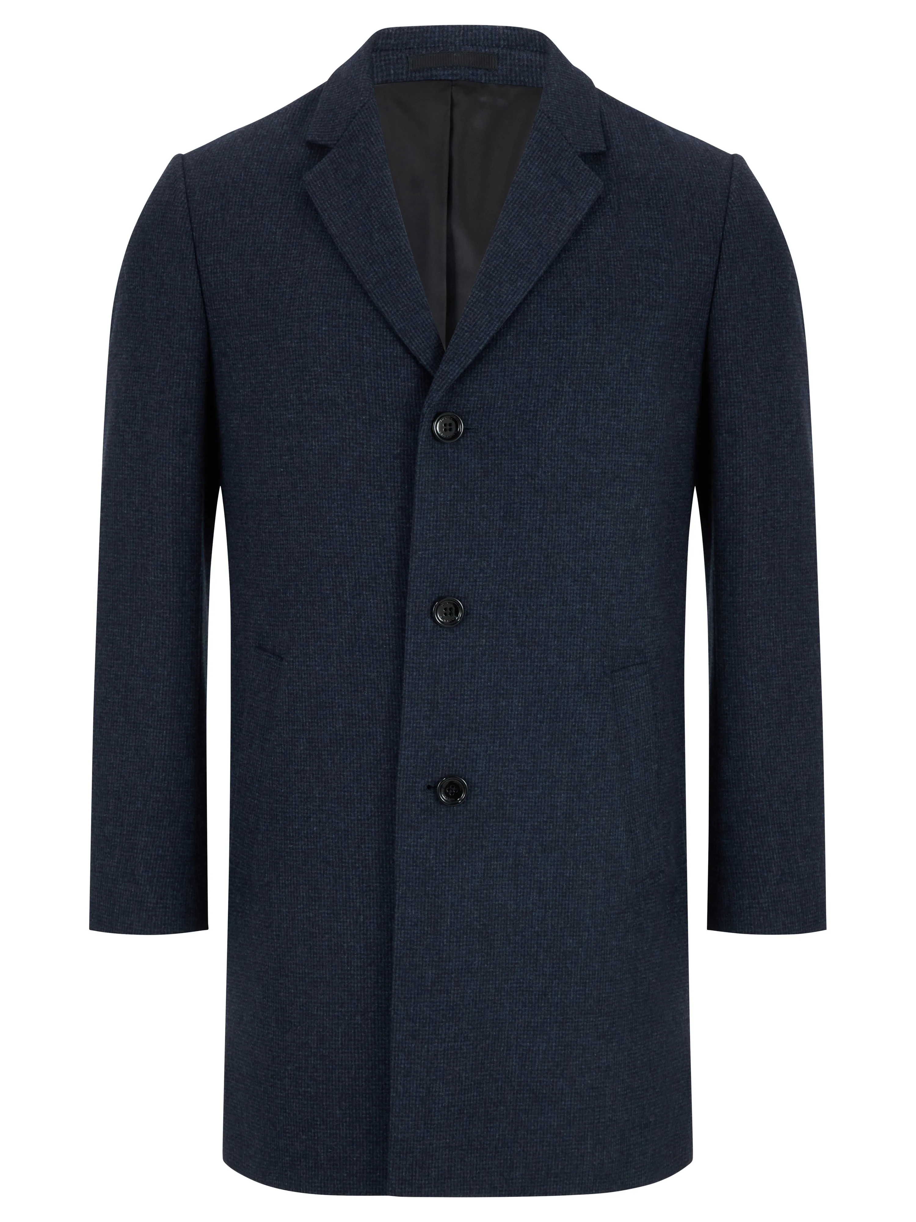 Daniel Grahame 90461 28 Slate Blue Osbourne Overcoat