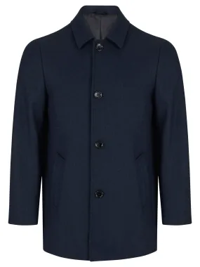Daniel Grahame 90605 29 Dark Blue/Black Bales Overcoat