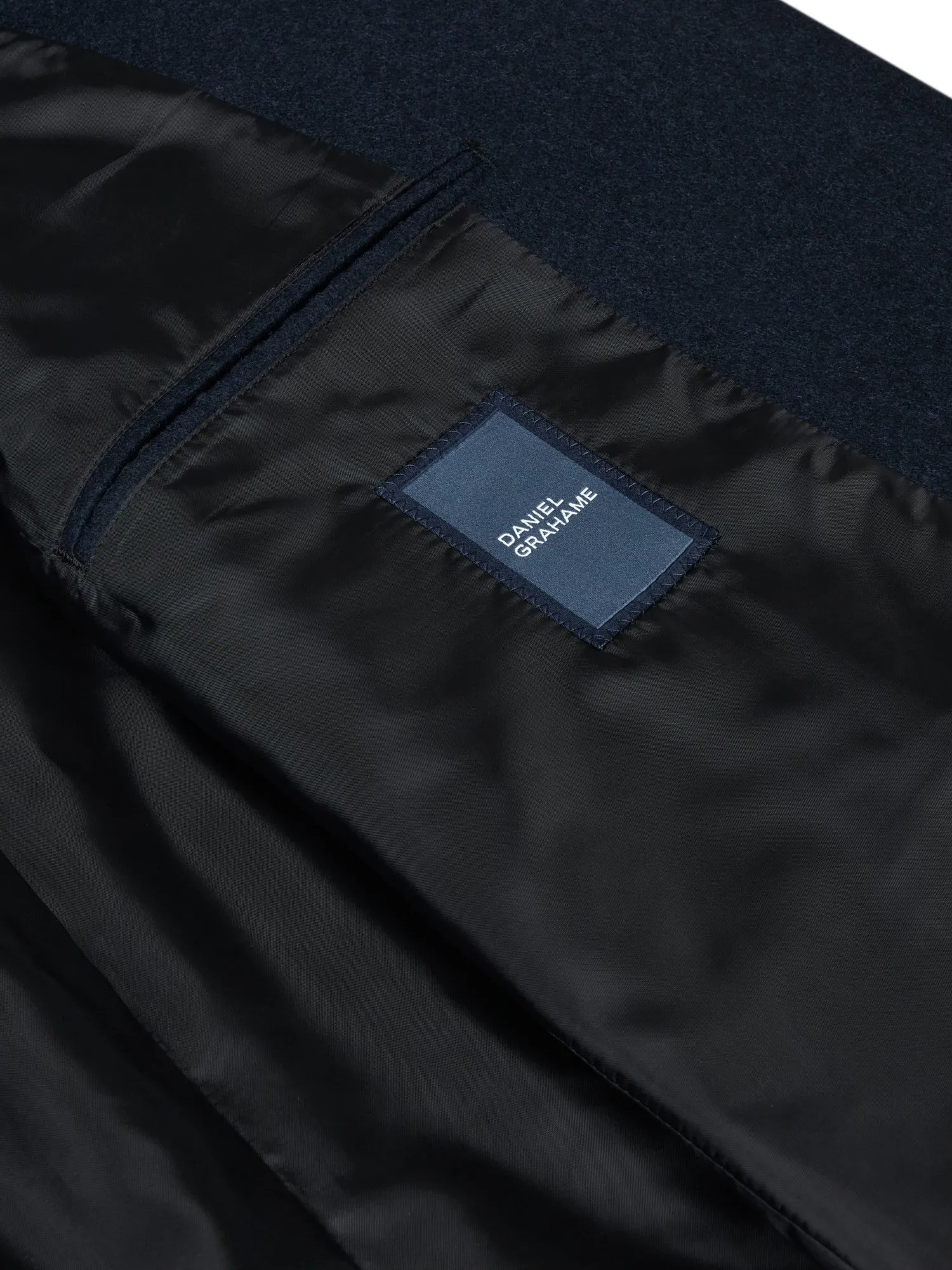 Daniel Grahame 90605 29 Dark Blue/Black Bales Overcoat