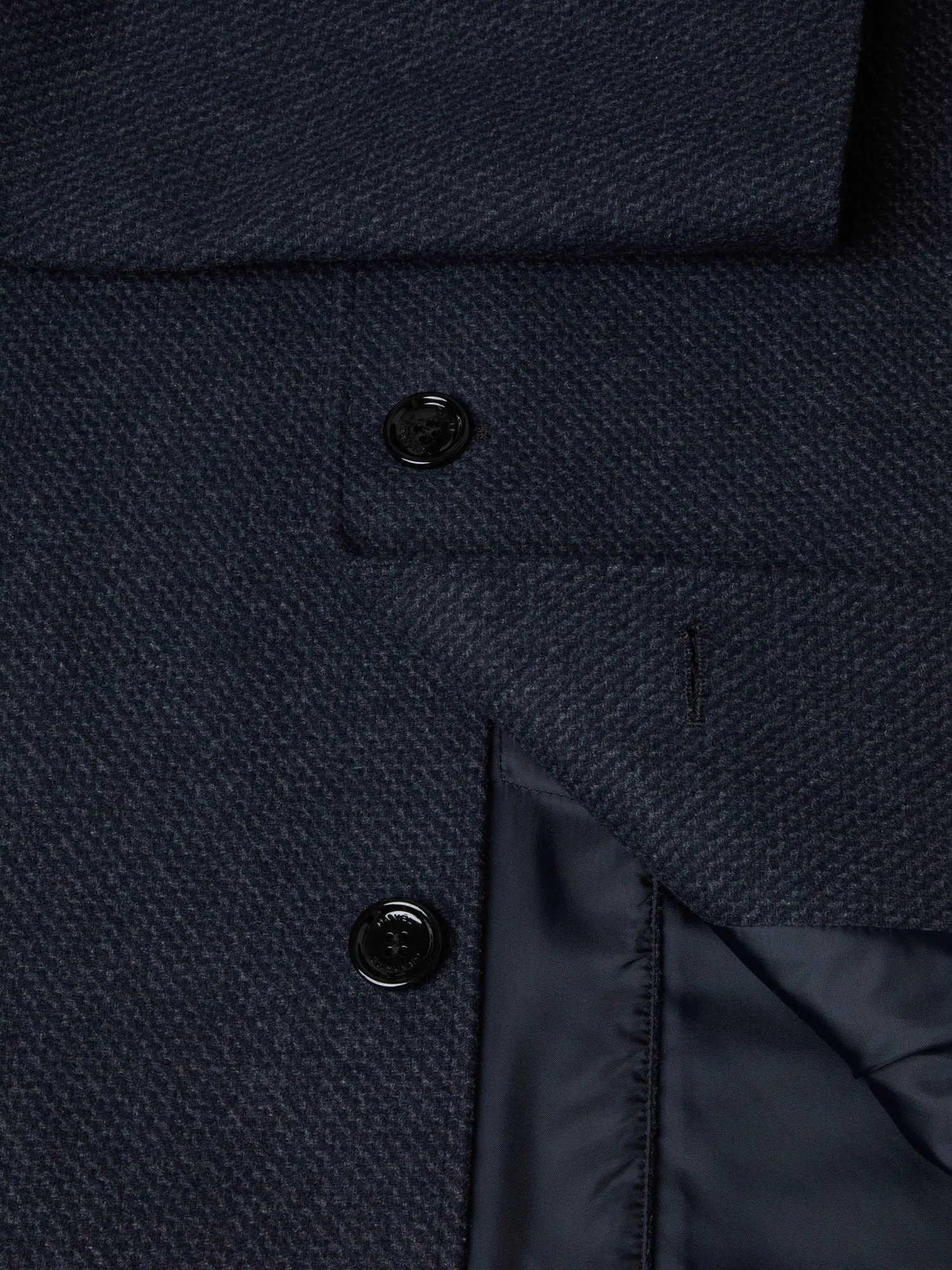 Daniel Grahame 90606 28 Navy Watson Overcoat