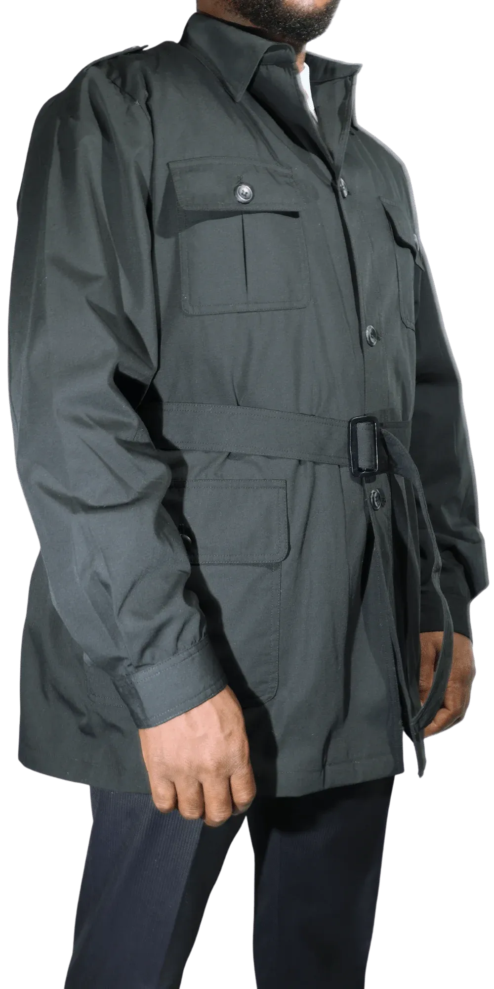 Durburg Dallas Trenchcoat in Black
