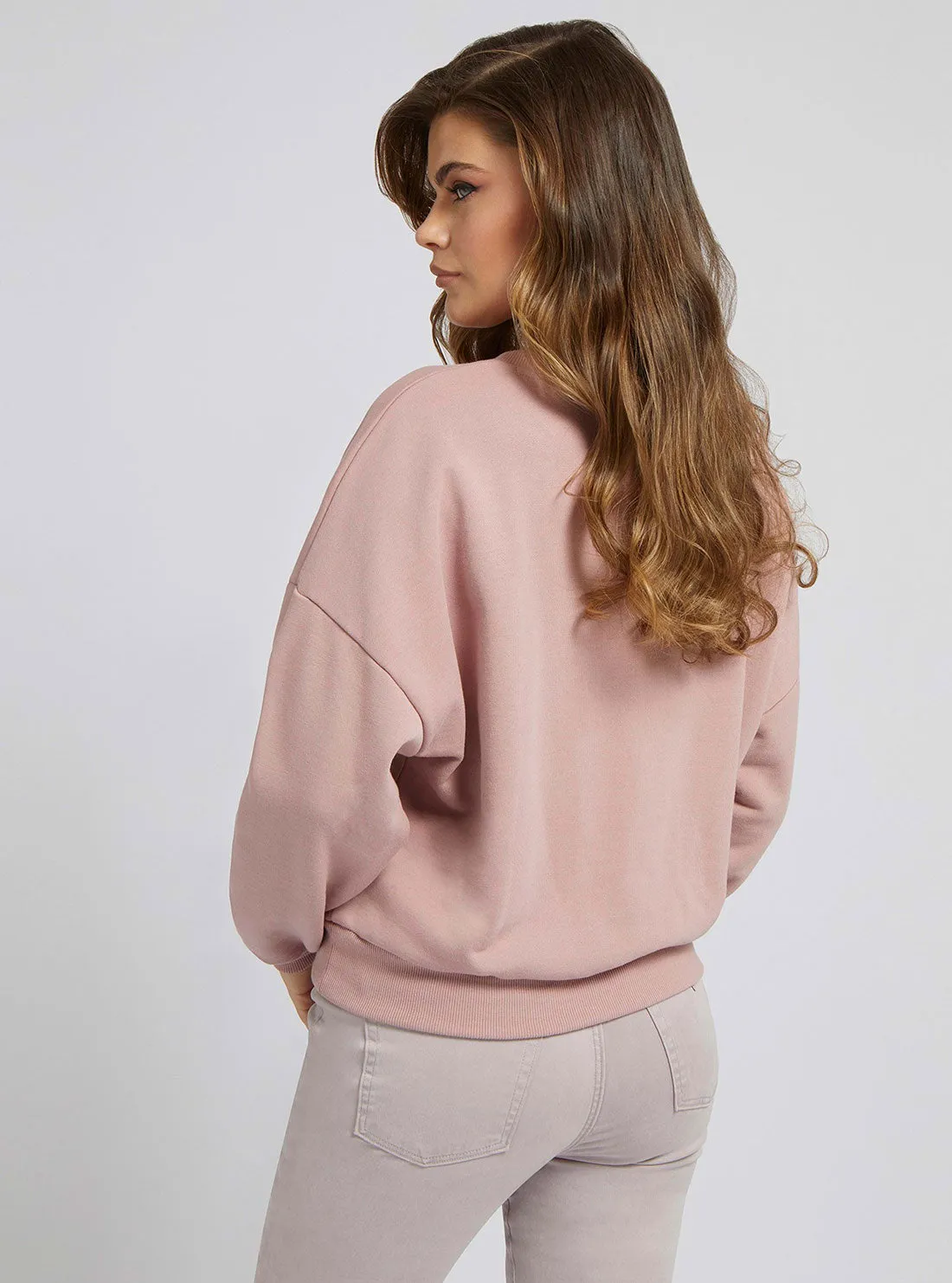 Eco Rosy Violet Manila Logo Jumper