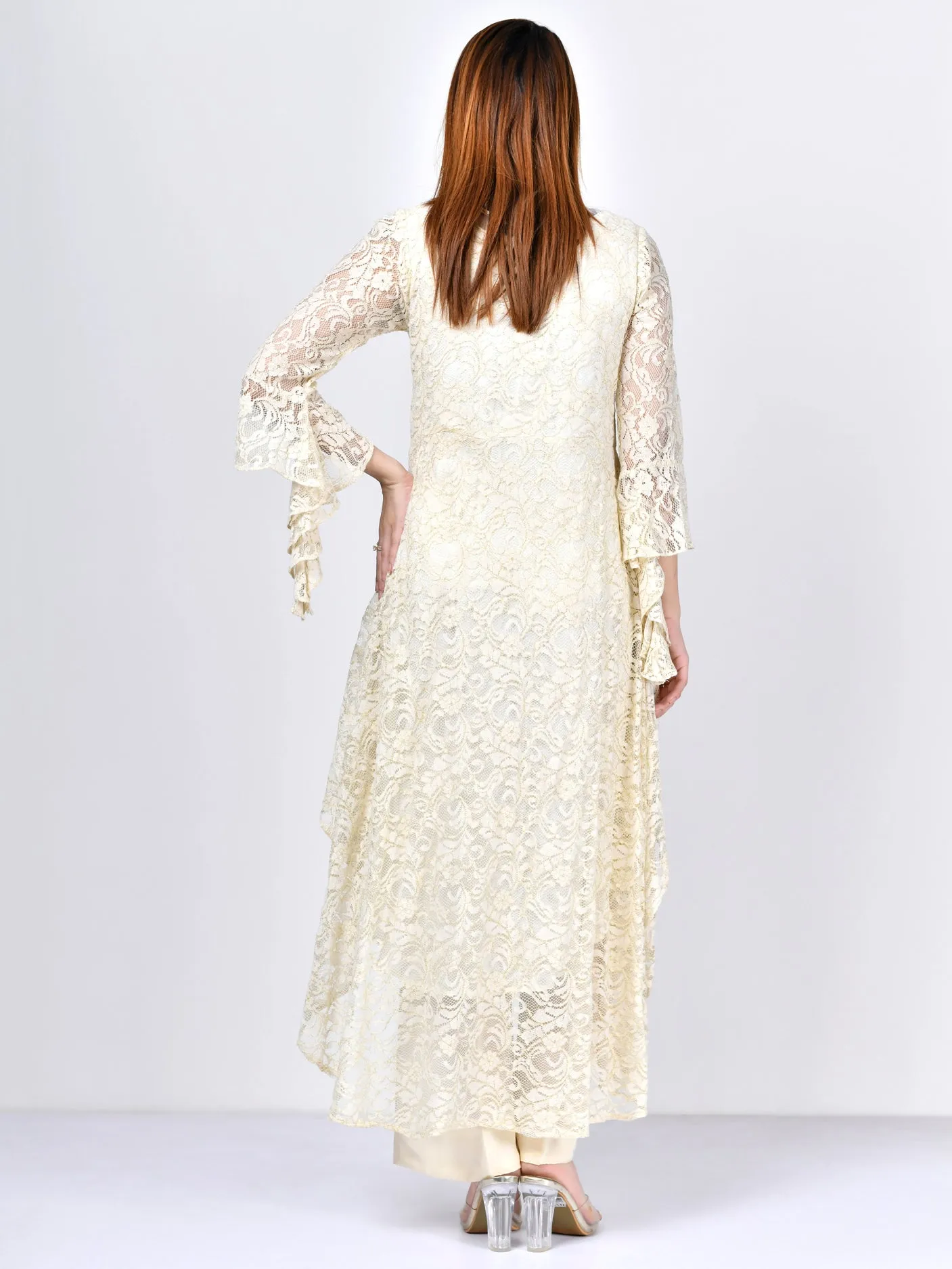 Embellished Net Suit