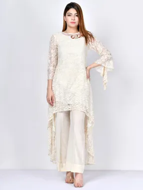 Embellished Net Suit
