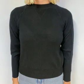 Everlane Black Cashmere Crew Neck Jumper Small