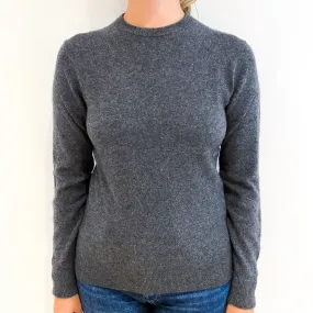 Everlane Slate Grey Cashmere Crew Neck Jumper Small
