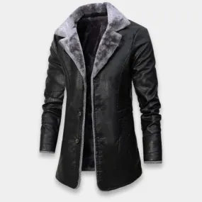 Fabio Ricci | Leather Overcoat