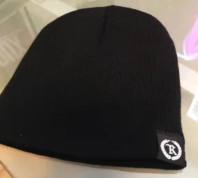 Gang Woven Label Short Beanie [BLACK]