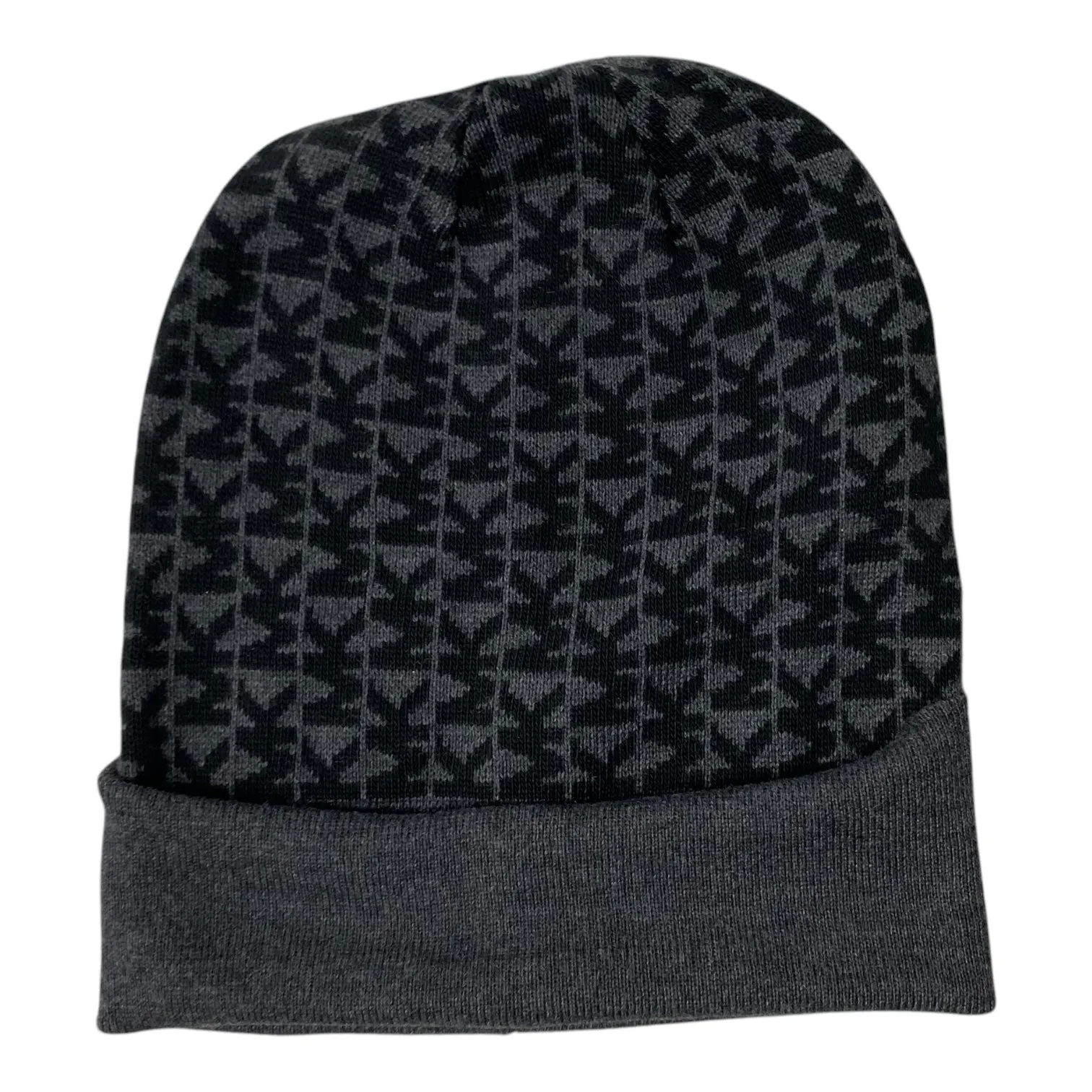Hat Beanie By Michael By Michael Kors In Black & Grey