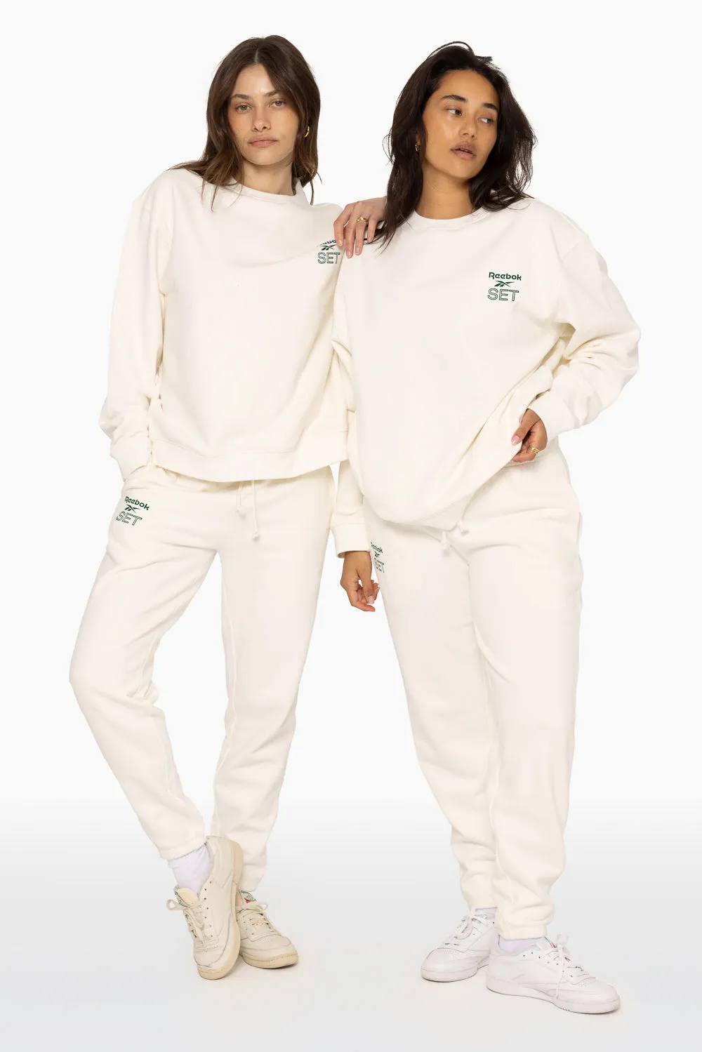 HEAVYWEIGHT SWEATS REEBOK X SET DRAWSTRING SWEATPANTS - BLANC