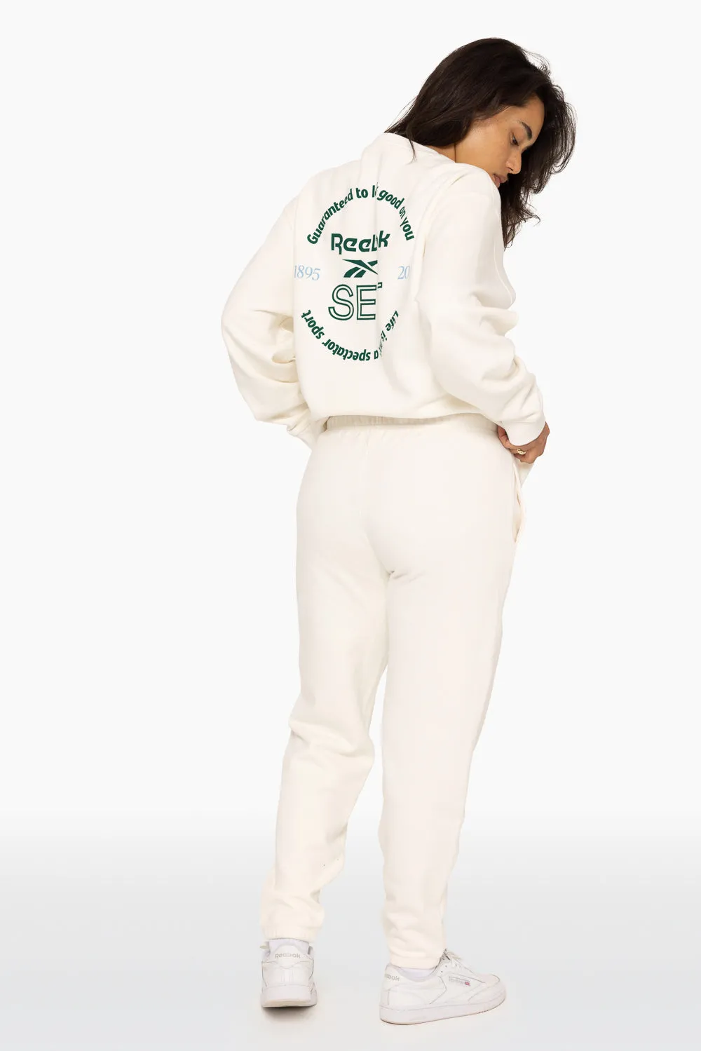 HEAVYWEIGHT SWEATS REEBOK X SET DRAWSTRING SWEATPANTS - BLANC