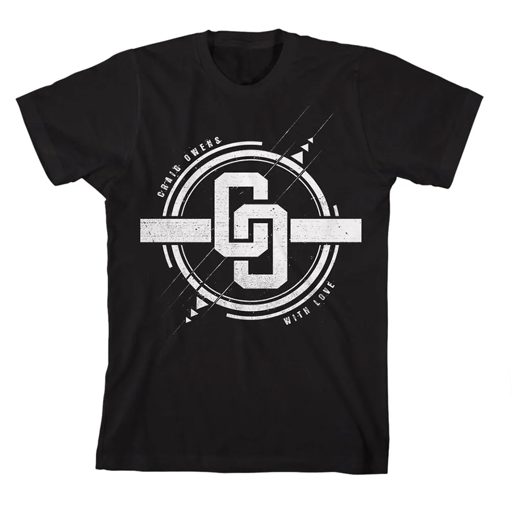 Interlock Black Tee