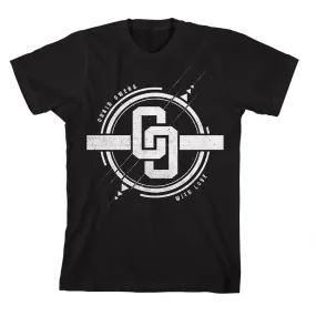 Interlock Black Tee