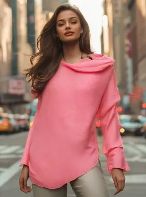 Isabella Asymmetric Top Flamingo