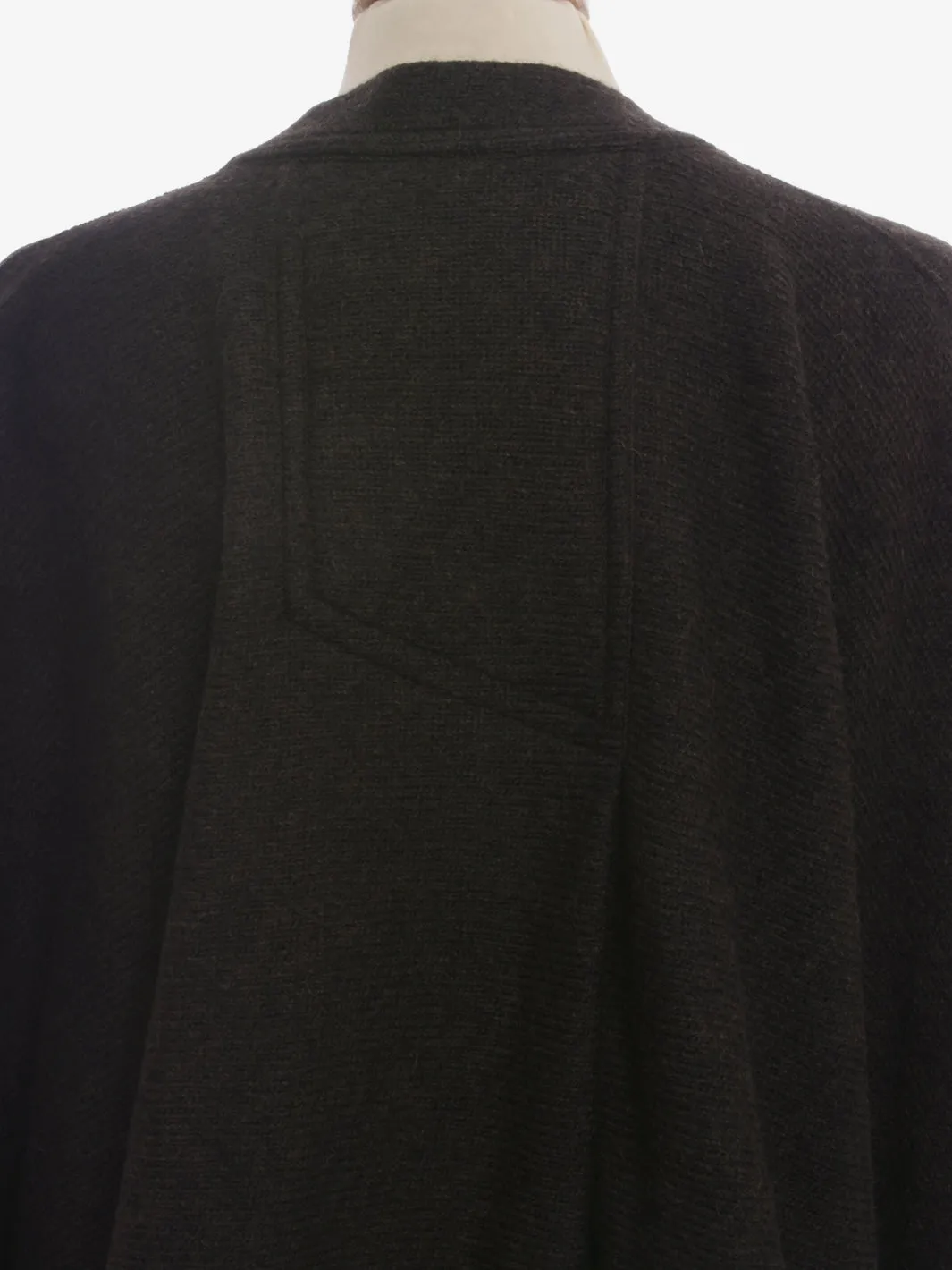 Issey Miyake Permanente Wool Dolman Coat - 80s
