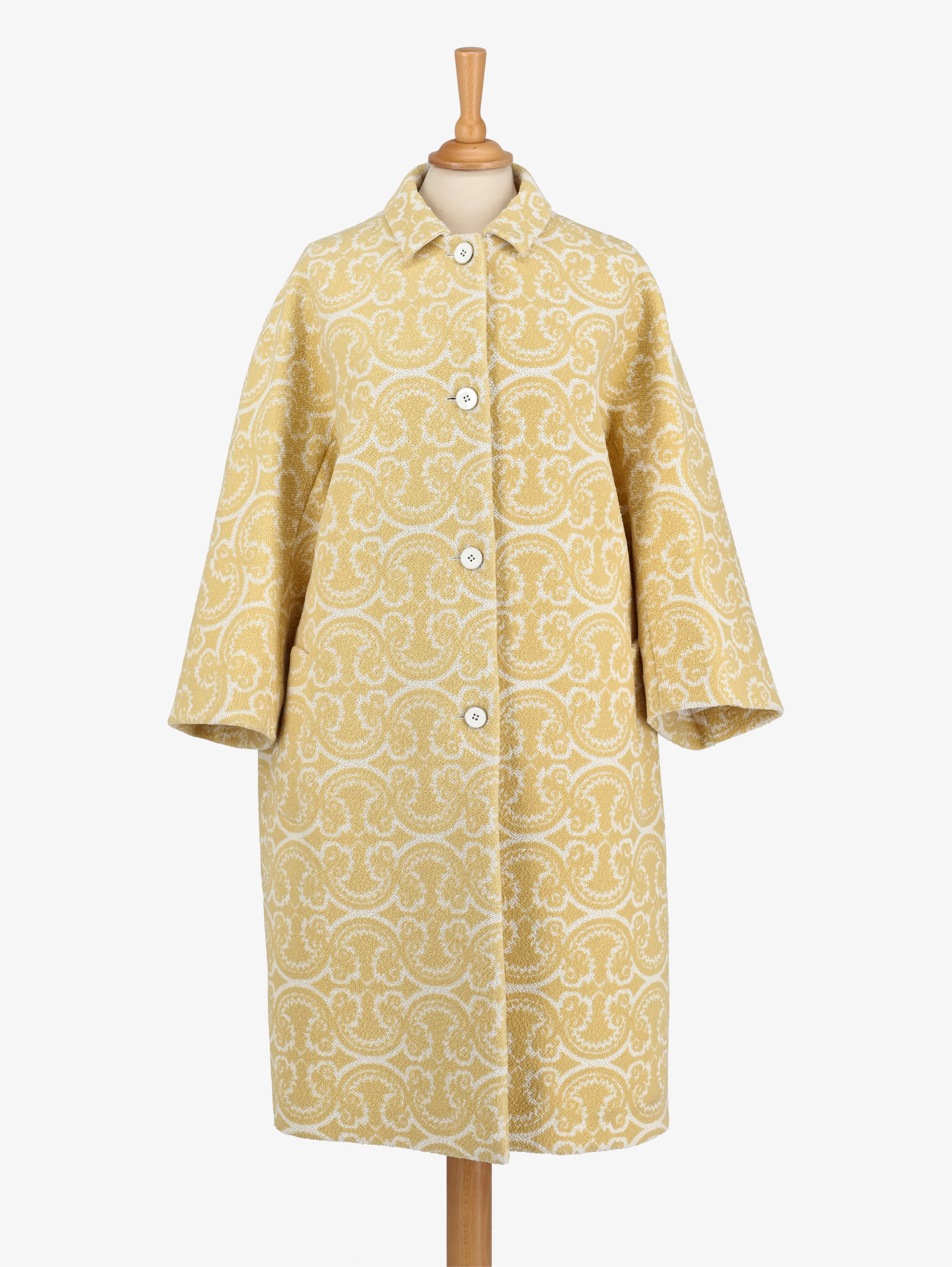 Jil Sander Jaquard  Overcoat