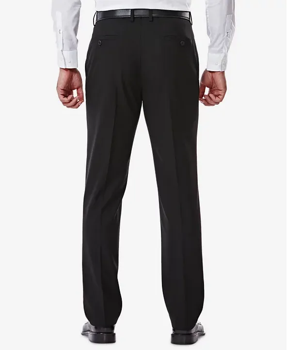 J.M. Haggar 4 Way Stretch Slim Fit Dress Suit Pants Black  30 x 30