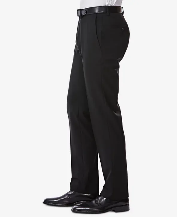 J.M. Haggar 4 Way Stretch Slim Fit Dress Suit Pants Black  30 x 30