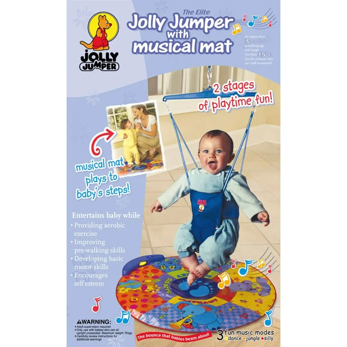 Jolly Jumper Elite with Musical Mat