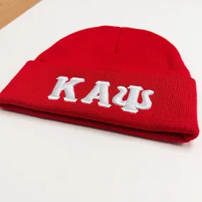 Kappa Alpha Psi Crimson Red Beanie/ Cap