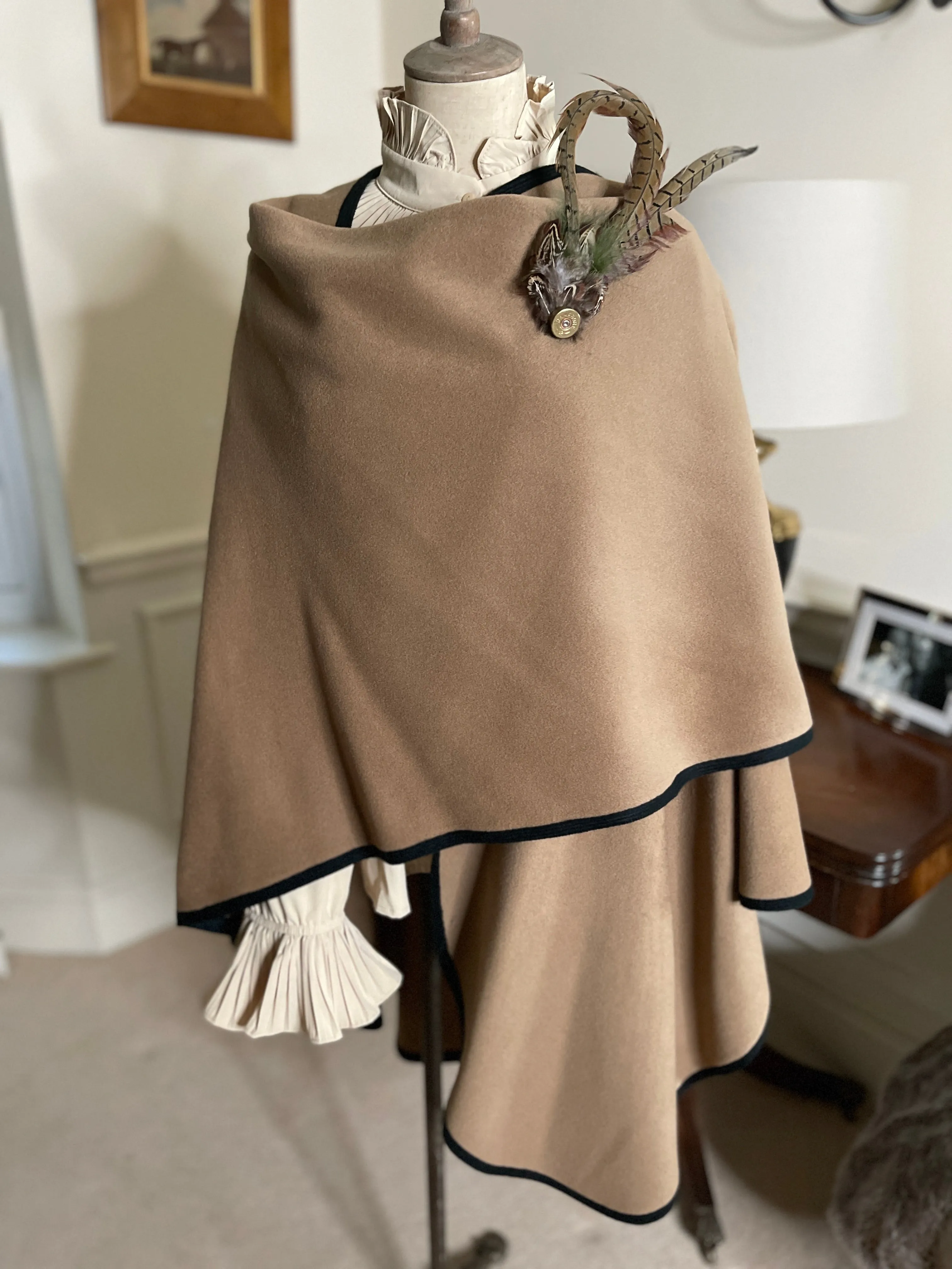 Karen Wool Cashmere Cape
