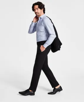 Kenneth Cole Reaction Mens Slim fit Dress Pants 29 / 29 Black Solid