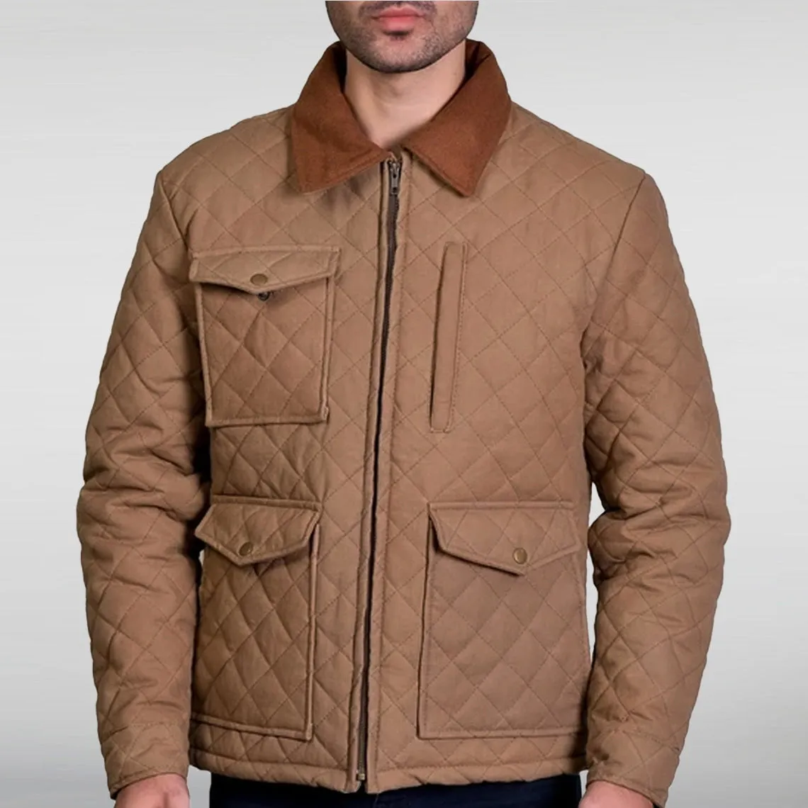 Kevin Costner Yellowstone S04 John Dutton Quilted Jacket