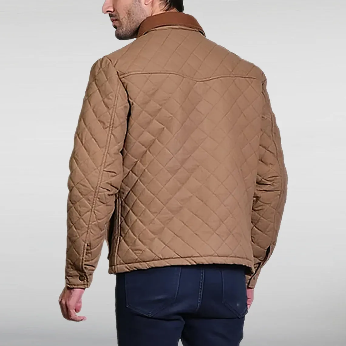 Kevin Costner Yellowstone S04 John Dutton Quilted Jacket