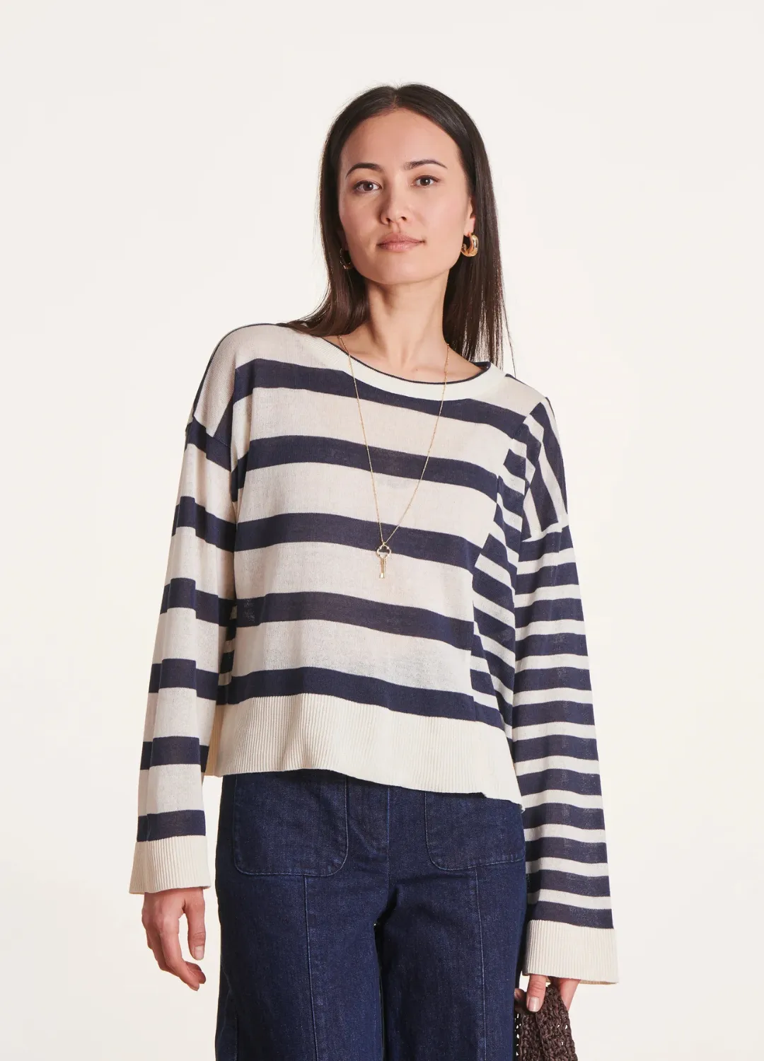 La Fee Maraboutee - Dustange Multi Stripe Jumper