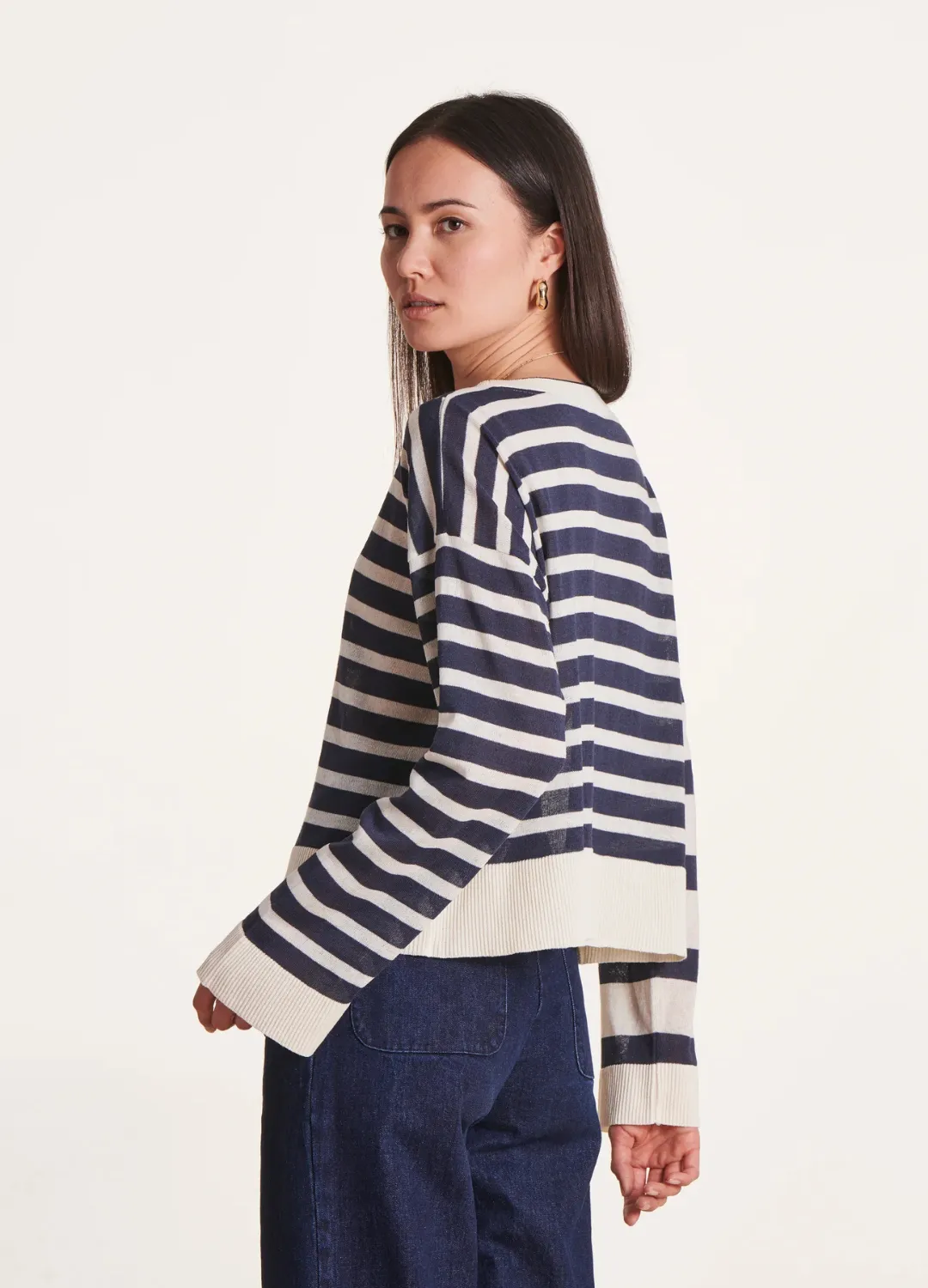 La Fee Maraboutee - Dustange Multi Stripe Jumper