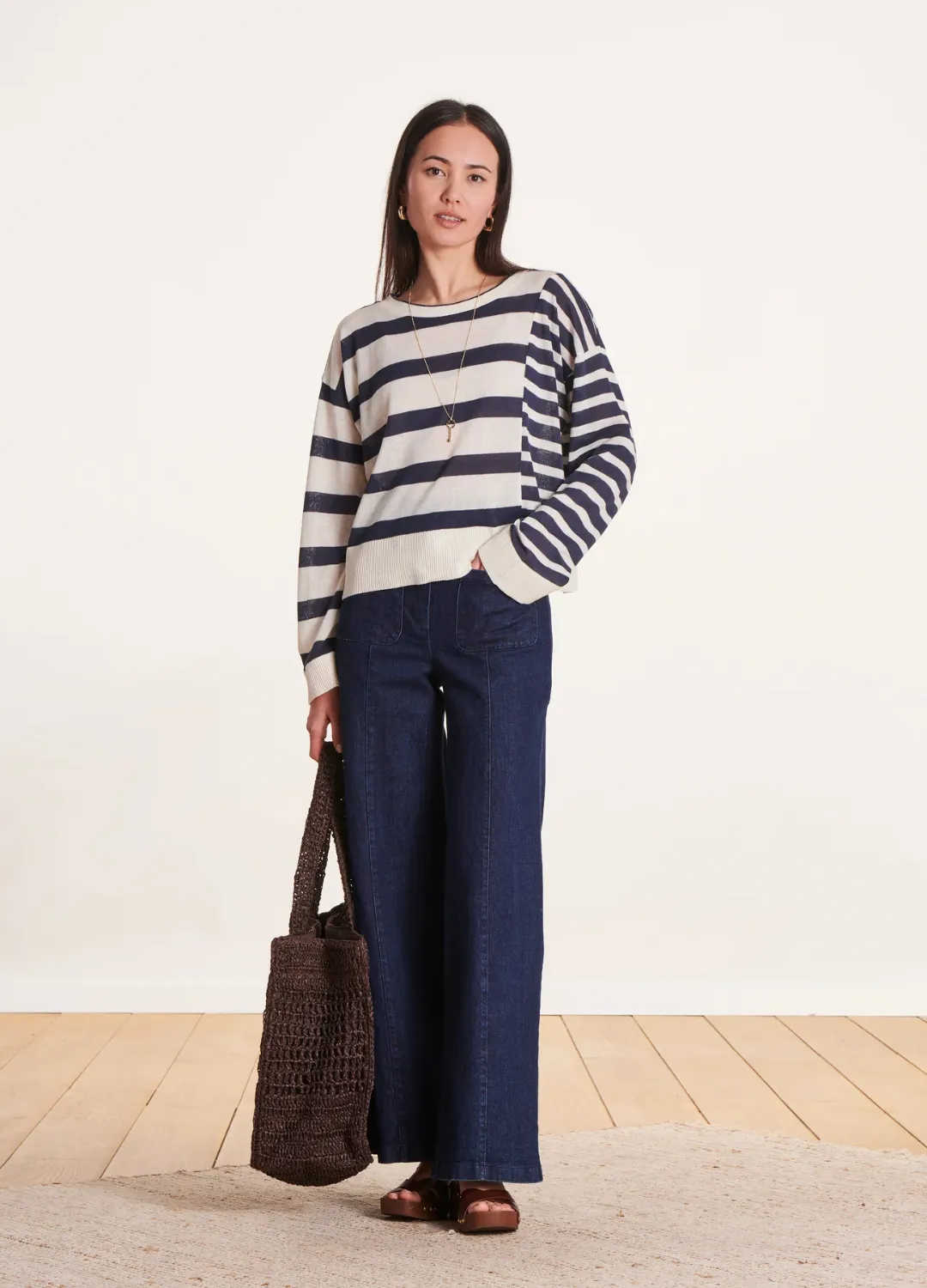 La Fee Maraboutee - Dustange Multi Stripe Jumper
