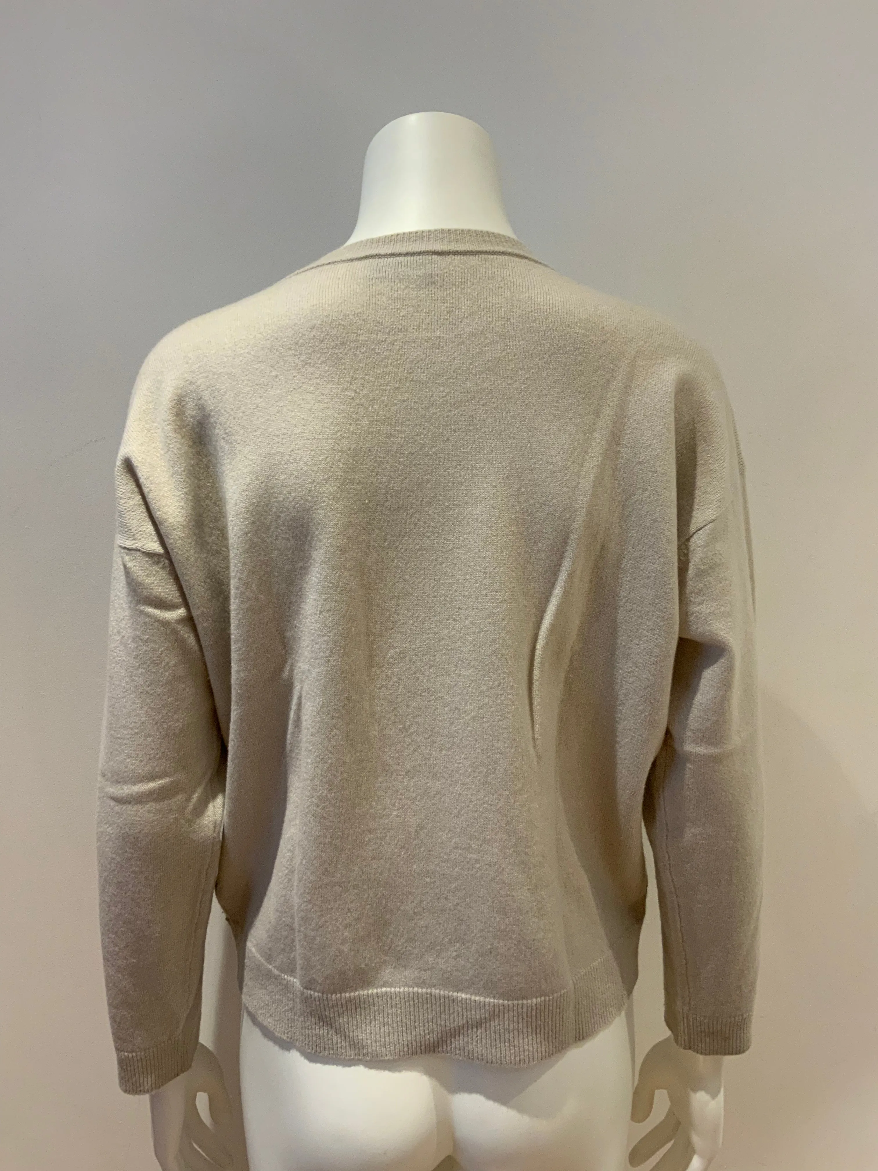 Le Civette Monili Cashmere & Wool Alpaca insert sweater jumper Size I 40 S Small ladies