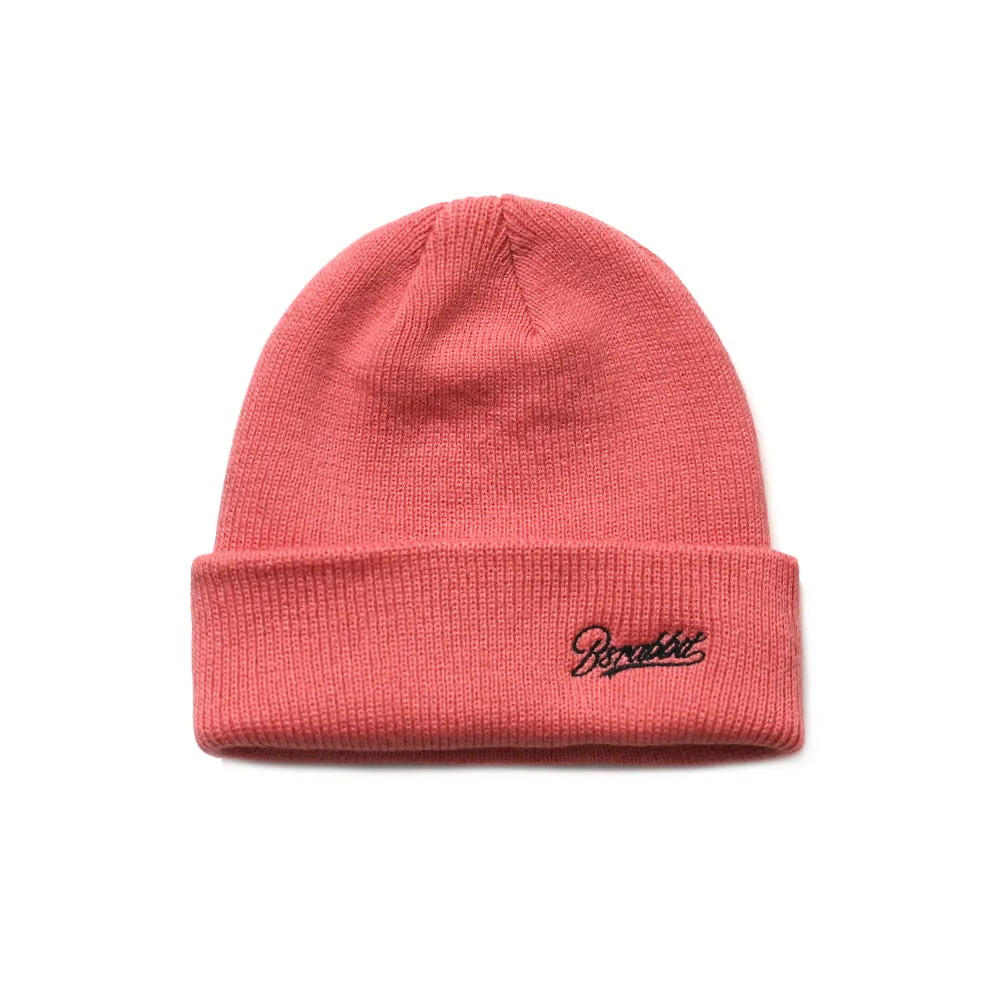 LOGO EMBR BEANIE PINK