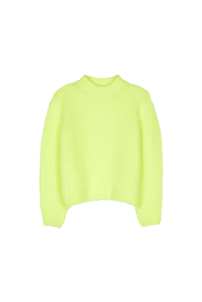 LONA Super Lime - Round Neck Jumper