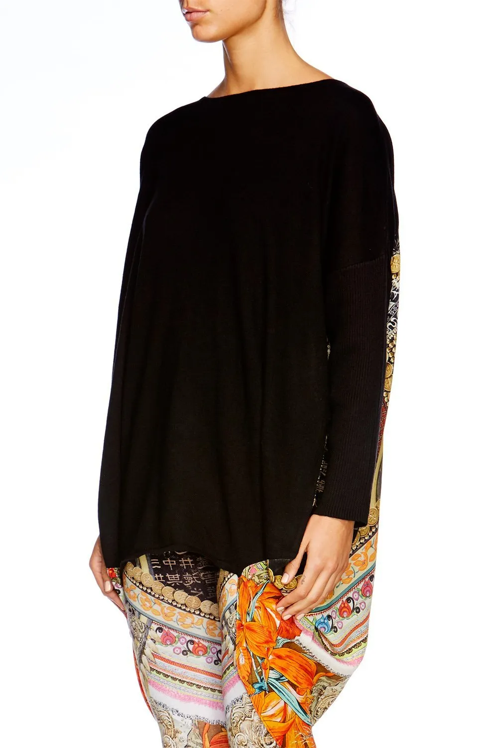LONG SLEEVE JUMPER WITH PRINT BACK DYNASTY DAYS