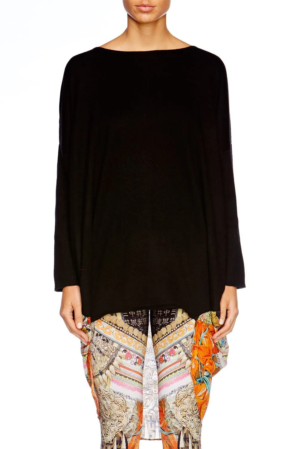 LONG SLEEVE JUMPER WITH PRINT BACK DYNASTY DAYS