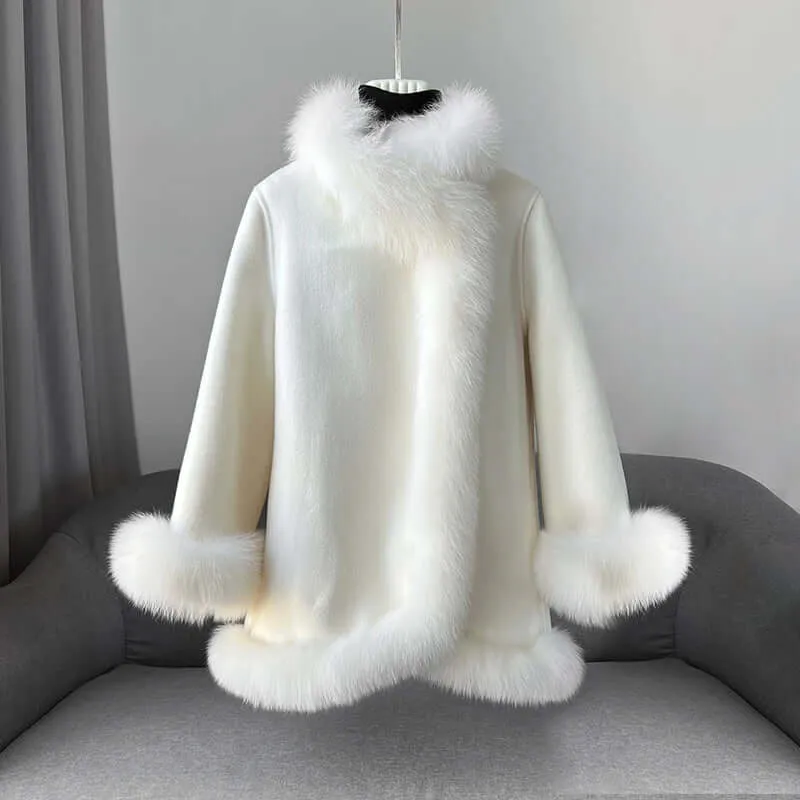 Luxury Faux Fur Winter Coat for Women