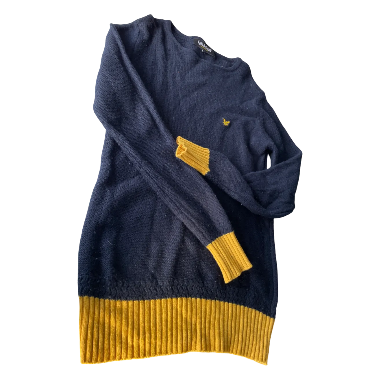 Lyle &amp; Scott Pre-owned Jumper L 32 W 19 IDEAL FOR M- XL SKU 5177