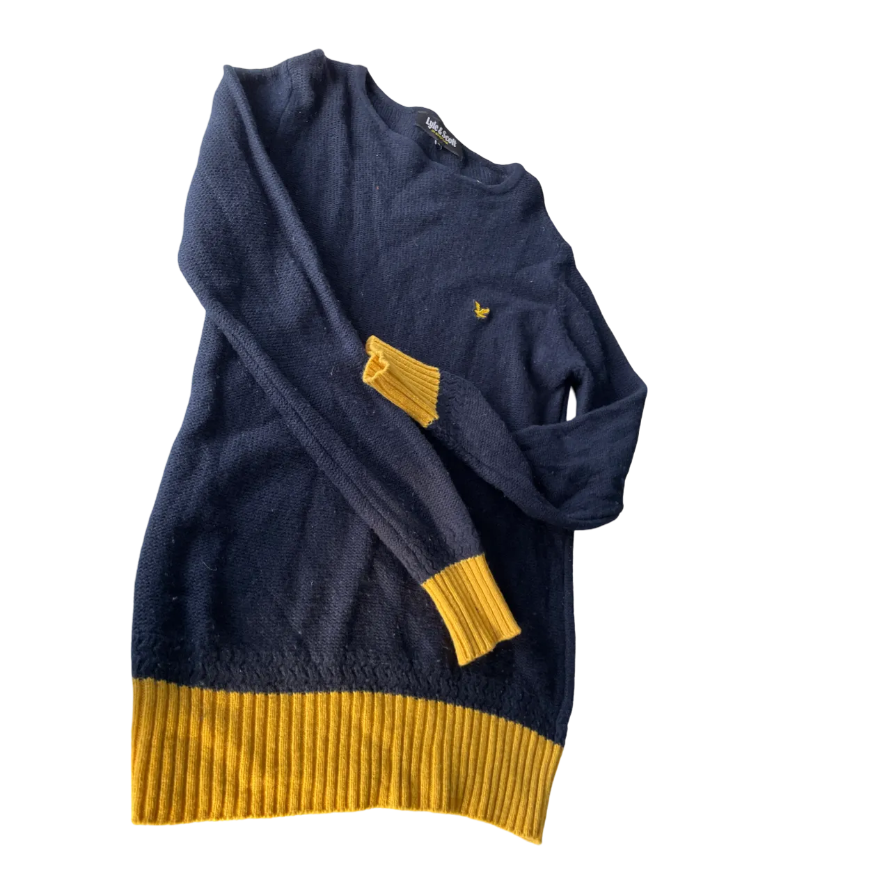 Lyle &amp; Scott Pre-owned Jumper L 32 W 19 IDEAL FOR M- XL SKU 5177