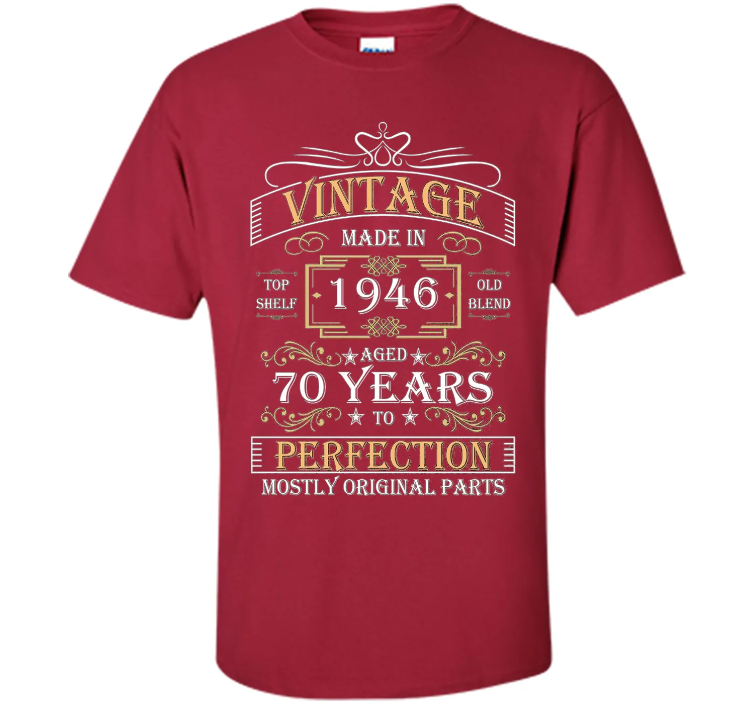Made in 1946 Tshirt- 70 Years Old- Ideal 70th Birthday Gift