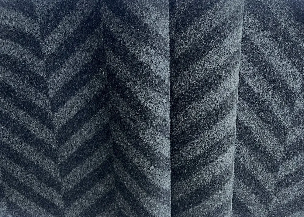 Mammoth Staggered Herringbone Cashmere Coating (Made in Italy)