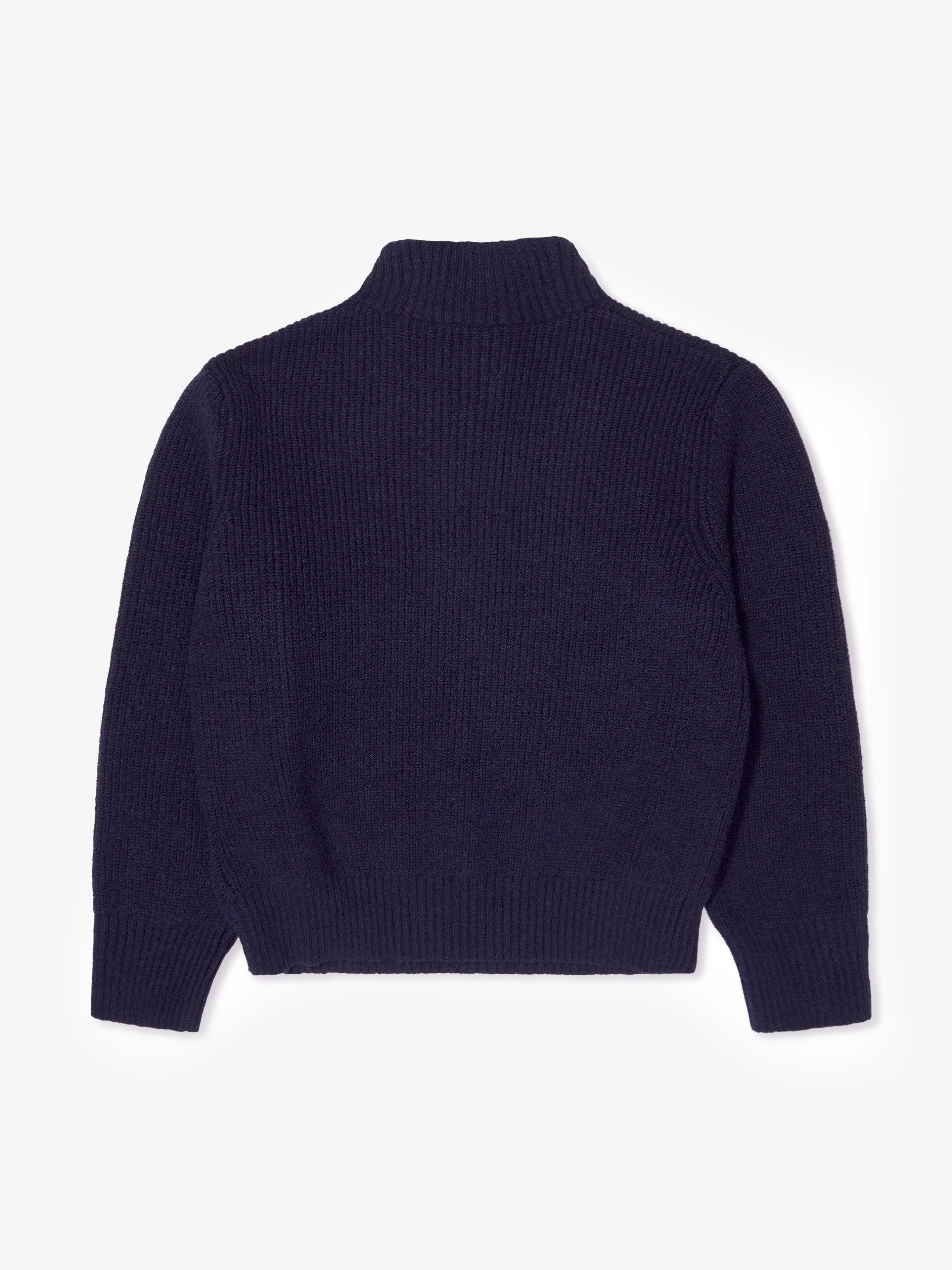 MARC JACOBS Boys High Collar Jumper in Navy
