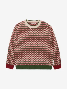 MARNI Kids Wool Knitted Jumper in Red