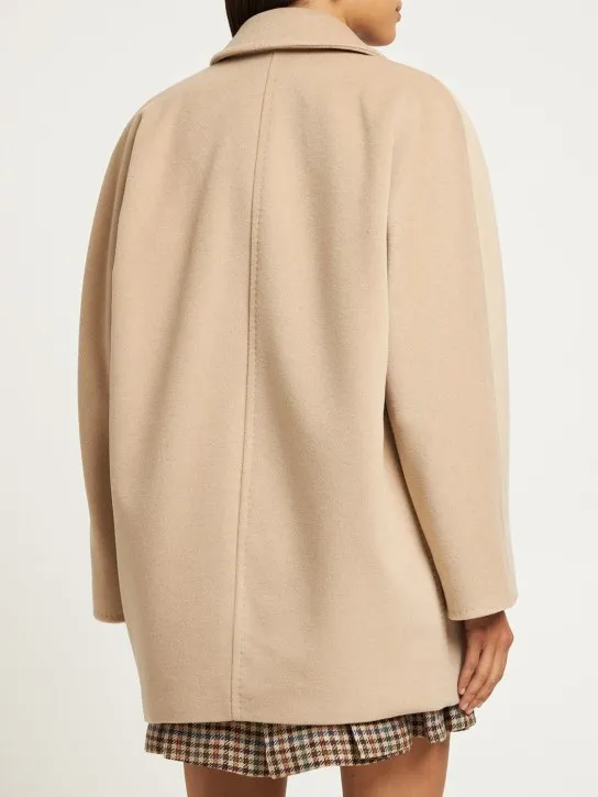 Max Mara   Rebus wool &amp; cashmere short coat 