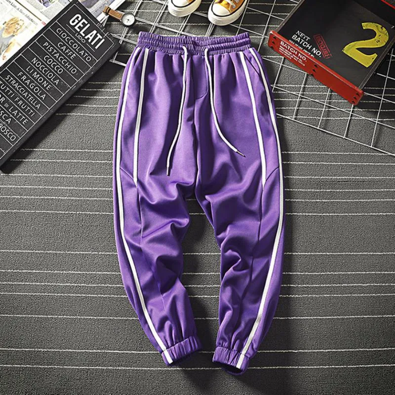 Men's Casual Striped Loose Joggers